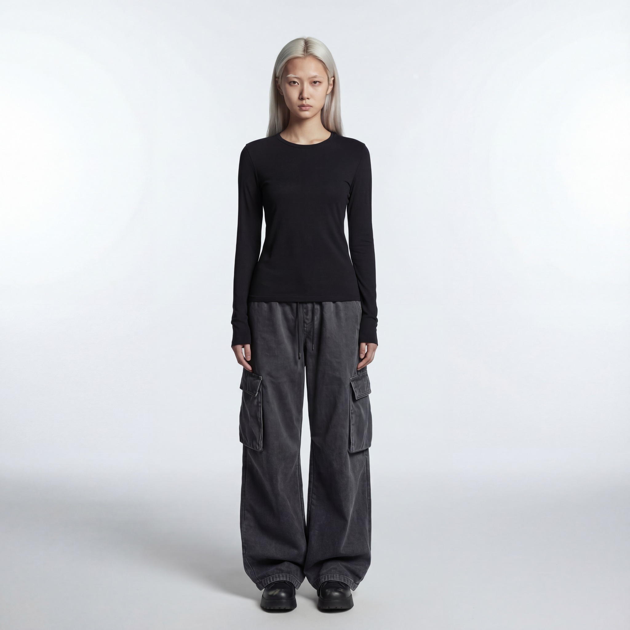 Try an outfit on a character: A four-look studio shoot