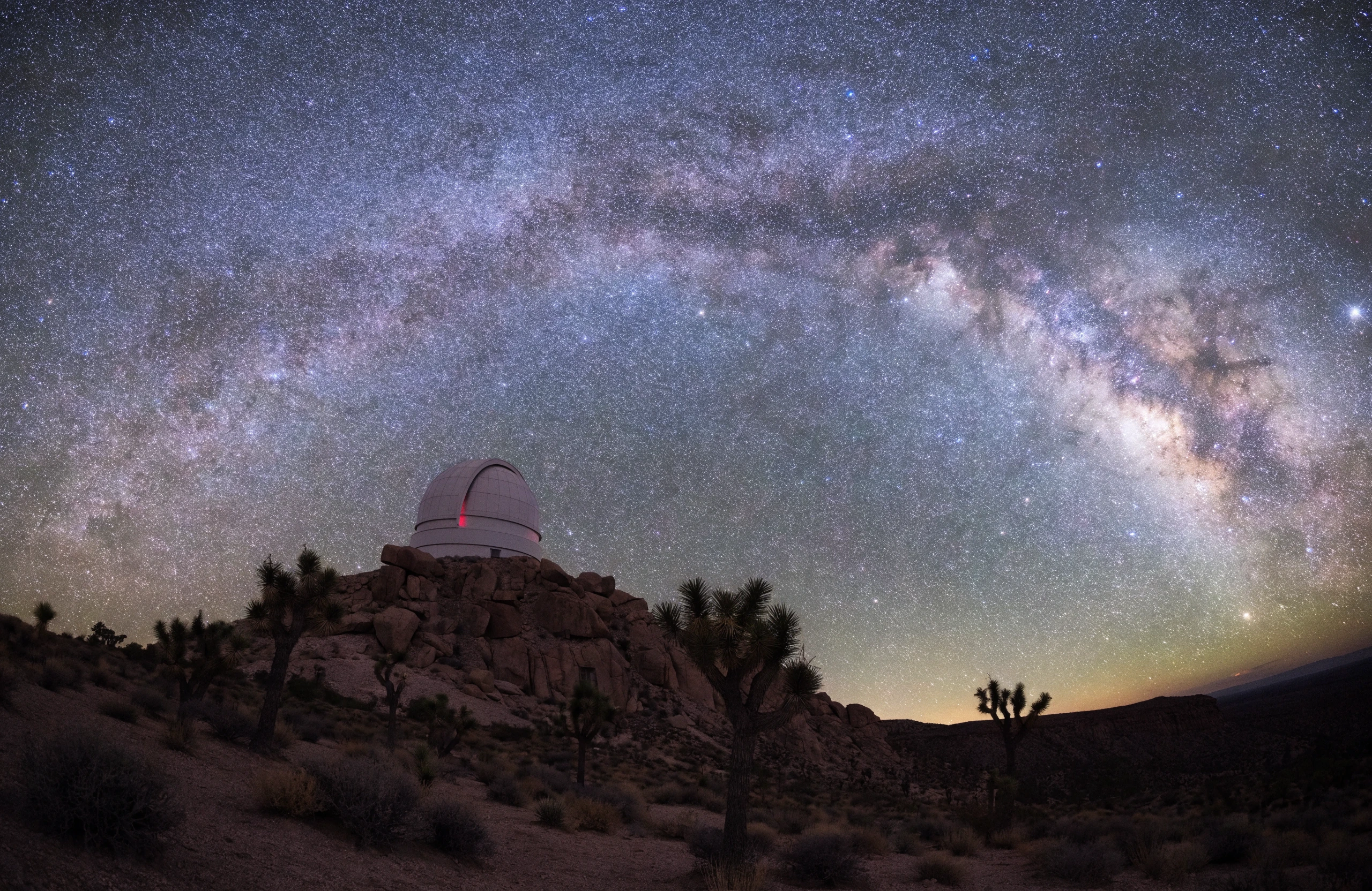 Recraft V4.1 Pro Text-to-Image: Desert observatory at night
