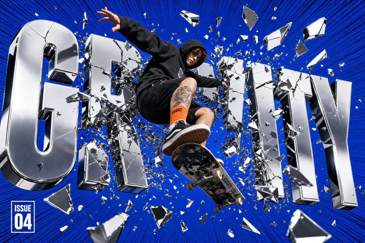 GPT Image 2 Text-to-Image: Kinetic gravity poster