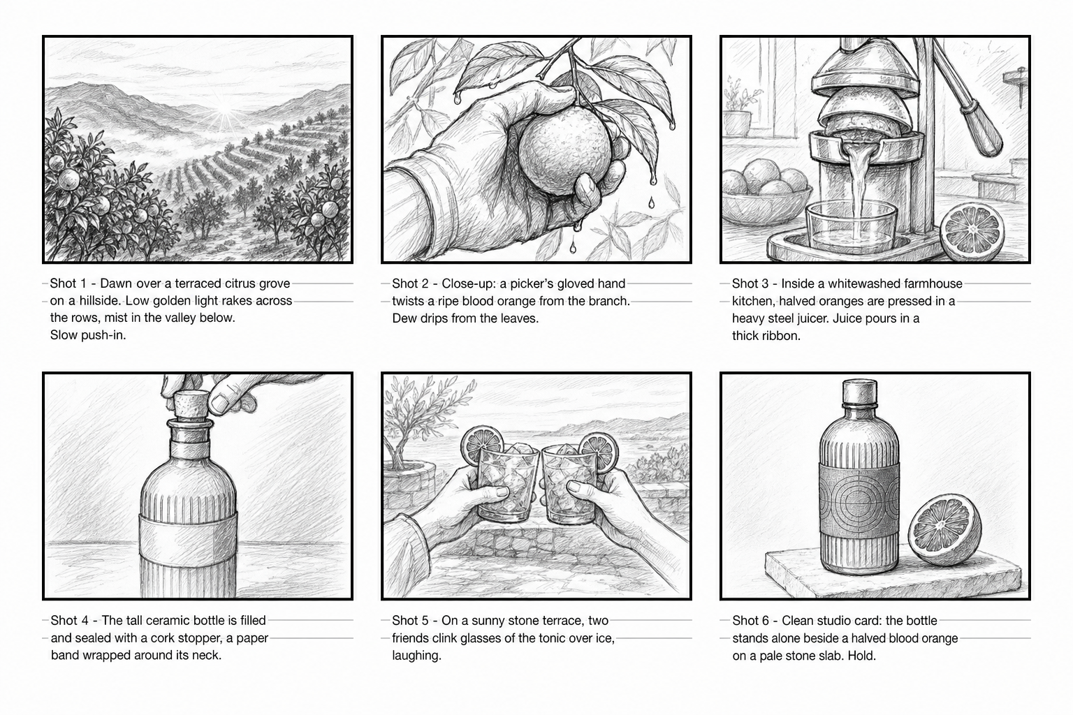 Comfy for Advertising - Storyboard Creation: storyboard to styleframes