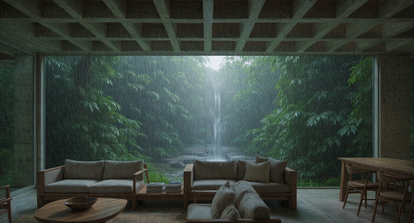FLUX.1 Kontext Max Image Edit: Rainforest wall